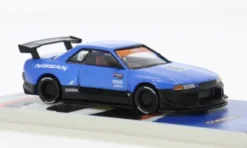 Tarmac Works Nissan Skyline (R32) ( 10th Anniversary), blau/schwarz, 1:64, Clearance