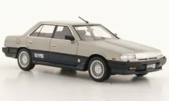 Hi-Story Nissan Skyline Sedan 2000 Turbo RS-X, silber/dunkelblau, 1984, 1:43, Best