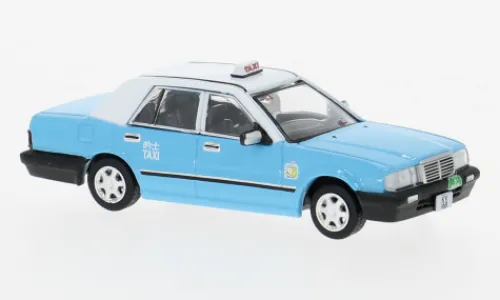 Tiny Nissan Y31, blau/weiss, 1:64, Hot