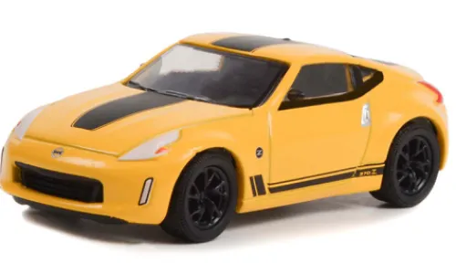 Greenlight Nissan 370Z Heritage Edition, gelb/schwarz, 2019, 1:64, Hot