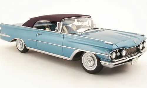 Sun Star Oldsmobile 98 Convertible, hellblau/schwarz, 1959, 1:18,