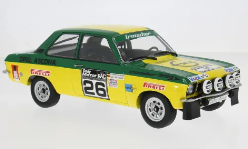 MCG Opel Ascona A, RAC Rally, 1973, #26, W.Röhrl/J.Berger, 1:18, New
