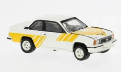 Brekina Opel Ascona B i400, weiss/gelb, 1980, 1:87, Outlet