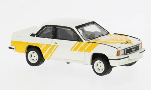 Brekina Opel Ascona B i400, weiss/gelb, 1980, 1:87, Outlet