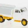 Brekina Opel Blitz Geränkeaufbau, weiss/gelb, 1952, 1:87, Outlet