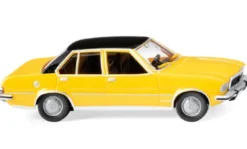 Wiking Opel Commodore B, gelb/schwarz, 1972, 1:87, New