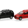 Herpa MiniKit Opel 2er Set: Zafira, schwarz/rot, 1:87,