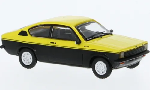 Minichamps Opel Kadett C Coupe, gelb/schwarz, 1973, 1:87, Clearance