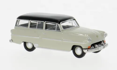 Brekina Opel Olympia Caravan, grau, 1954, 1:87, Best
