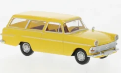 Brekina Opel P2 Caravan, gelb, 1960, 1:87, Clearance