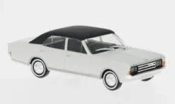 Busch Opel Record C, weiss/schwarz, 1966, 1:87, New