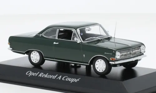 Maxichamps Opel Rekord A Coupe, dunkelgrün, 1962, 1:43, Clearance