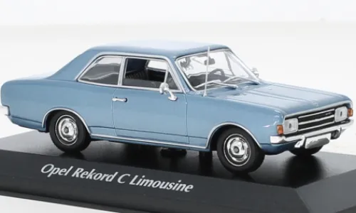 Maxichamps Opel Rekord C, blau, 1966, 1:43, Outlet