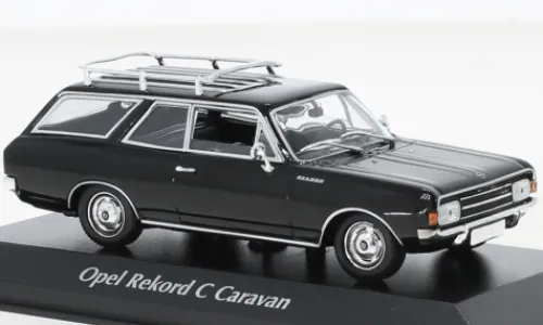 Maxichamps Opel Rekord C Caravan, schwarz, 1968, 1:43, Sale