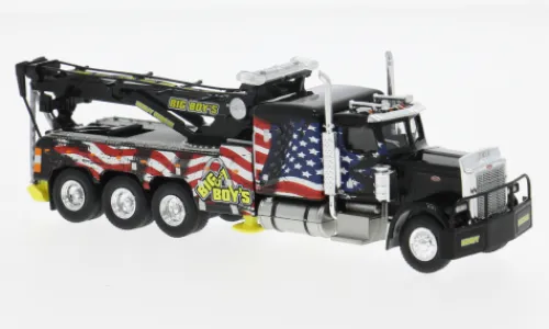 Brekina Peterbilt 359 Abschleppwagen, 1973, Big Boys, 1:87, Best