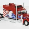 IXO Peterbilt 379 Custom, rot/Dekor, 2002, 1:64, Hot