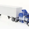 Brekina Peterbilt 359 Koffer-SZ, blau/weiss, 1973, 1:87,