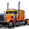 IXO America Peterbilt 359, orange, 1981, 1:64, Hot