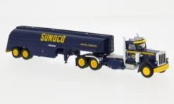 Brekina Peterbilt 359 Tank-SZ, 1973, Sunoco, 1:87,