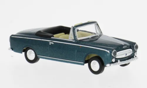 Brekina Peugeot 403 Cabriolet, grün, 1956, 1:87, Outlet
