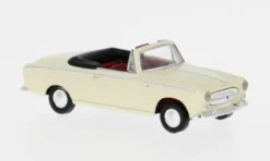 Brekina Peugeot 403 Cabriolet, weiss, 1956, 1:87, Outlet