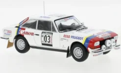 IXO Peugeot 504 Coupe V6, Rally WM, Rallye Cote d Ivoire, 1978, #3, S.Lampinen/A.Aho, 1:43, Outlet