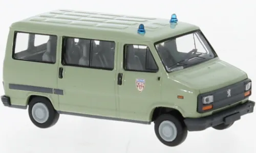 Brekina Peugeot J5 Bus, 1982, Police CRS, 1:87, Hot
