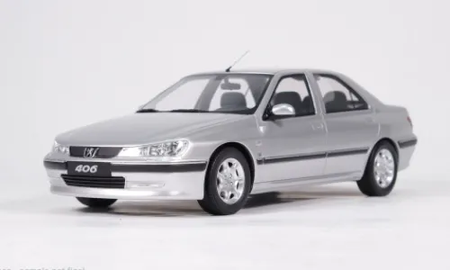 Ottomobile Peugeot 406 3.0 V6 24V, silber, 2000, 1:18, Best