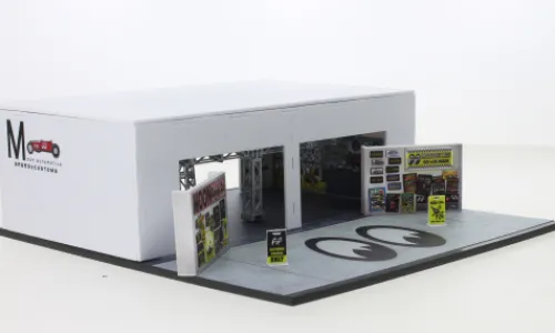 Tarmac Works - Pit Garage Diorama, Mooneyes Speed & Customs, 1:64, Hot