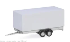 Herpa - Planenhänger 2-achs, weiss, 1:87, Sale