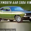 ACME Plymouth AAR Cuda Vinyl Top, dunkelgrün, 1970, 1:18, Online