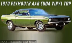 ACME Plymouth AAR Cuda Vinyl Top, dunkelgrün, 1970, 1:18, Online