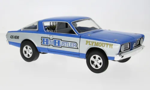 ACME Plymouth Barracuda, 1966, Hemi Hustler, 1:18, Hot