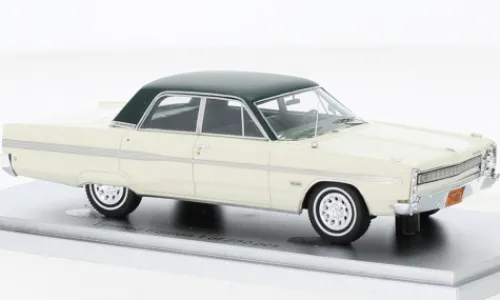 Kess Plymouth Fury 4-Door Sedan, beige/dunkelgrün, 1968, 1:43, Hot