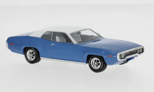 IXO Plymouth Satellite Sebring Plus, blau/weiss, 1971, 1:43,