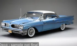 Sun Star Pontiac Bonneville Hard Top, blau, 1959, 1:18, Hot