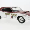 ACME Pontiac Firebird First Ram Air II, weiss/rot, 1968, 1:18, Clearance