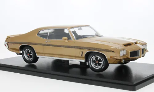 KK Scale Pontiac LeMans GTO, hellbraun, 1972, 1:18,