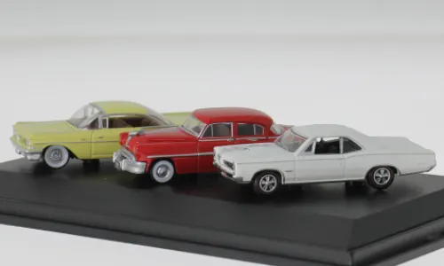 Oxford Pontiac, rot, 3 Piece Set Centenary 2026, 1:87, Hot