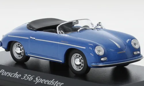 Maxichamps Porsche 356 A Speedster, blau, 1956, 1:43, New