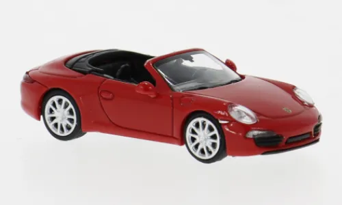 Minichamps Porsche 911 Cabriolet, rot, 2012, 1:87,