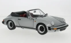 Minichamps Porsche 911 Carrera 3.2 Cabriolet, grau, 1983, 1:18,