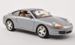 Motormax Porsche 911 (996) Carrera, grau, 1:18, New