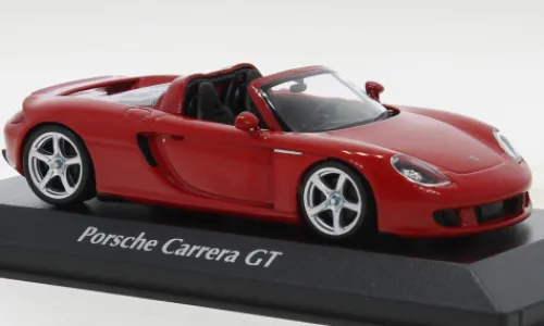 Maxichamps Porsche Carrera GT, rot, 2003, 1:43, Best