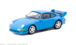Tarmac Works Porsche 911 (993) Carrera RS, blau, 1996, 1:64, New