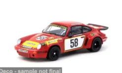 Tarmac Works Porsche 911 Carrera RSR 3.0, 24h Le Mans, 1975, Gelo Racing Team, #58, J.Fitzpatrick/G.van Lennep, 1:64, New