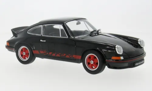 Welly Porsche Carrera RS, schwarz/rot, 1973, 1:18, Hot