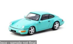 Tarmac Works Porsche 911 (964) Carrera RS, türkis, 1:64, Best