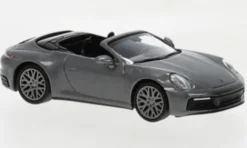 Minichamps Porsche 911 (992) Carrera 4S Cabriolet, grau, 2019, 1:87, Clearance