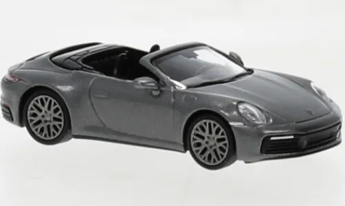Minichamps Porsche 911 (992) Carrera 4S Cabriolet, grau, 2019, 1:87, Clearance